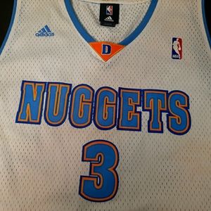 RARE Allen Iverson Denver Nuggets Stitched Jersey